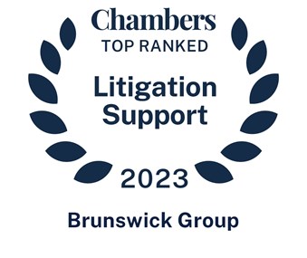Chambers Badge: Brunswick 2023 Litigation Support